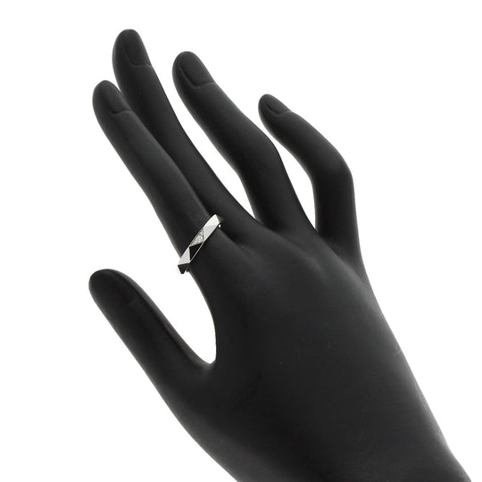 GRAFF Ring K18WG Silver Laurence Graff Signature Pavé Diamond