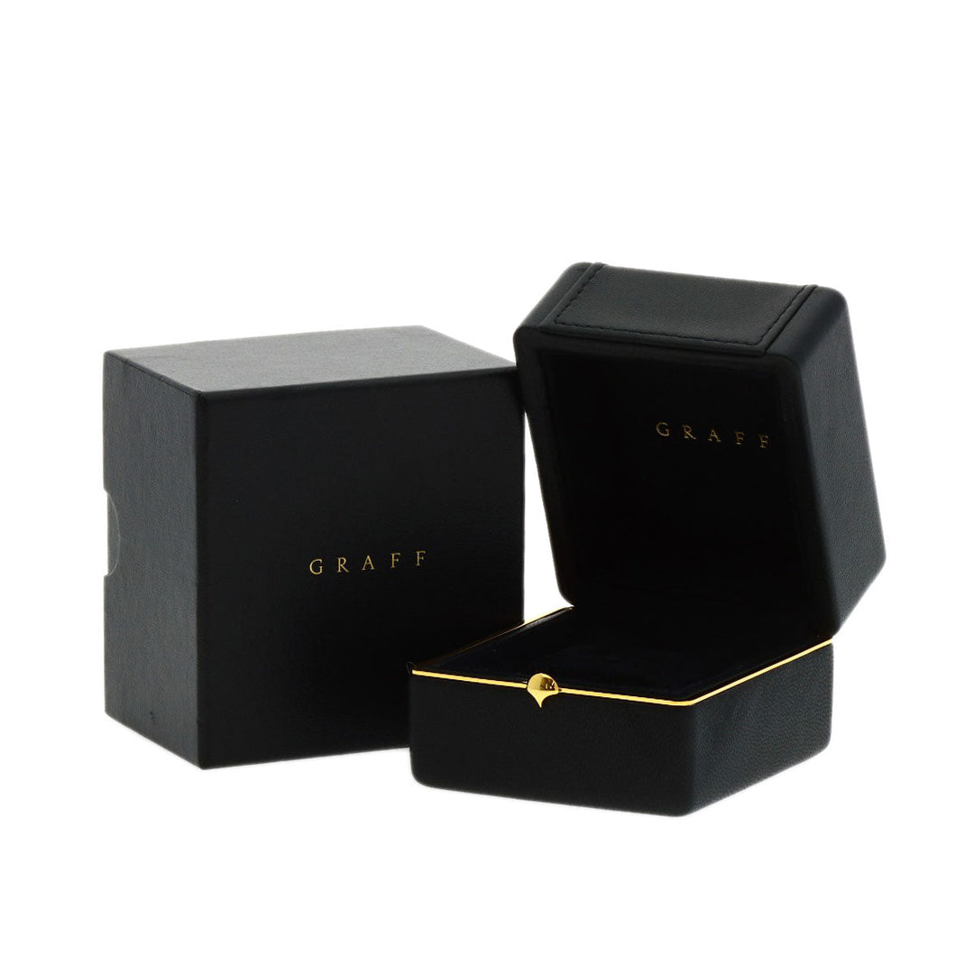 GRAFF Ring K18WG Silver Laurence Graff Signature Pavé Diamond