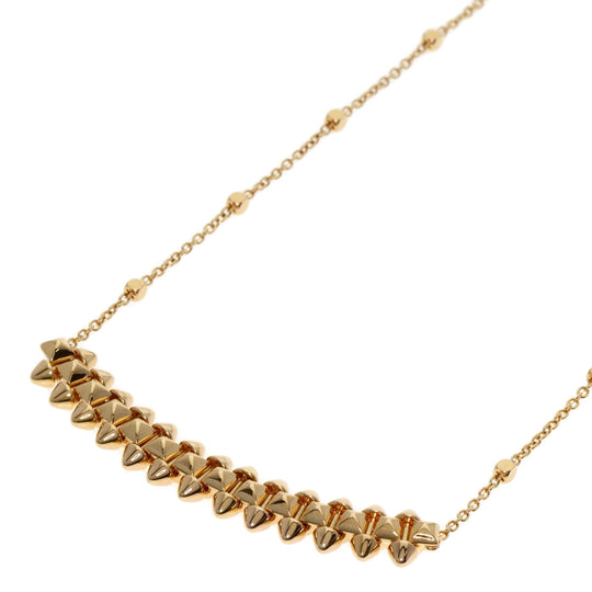 CARTIER Necklace 18K Pink Gold gold Crash SM Women Used Authentic