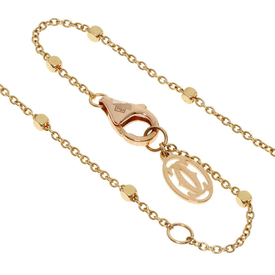 CARTIER Necklace 18K Pink Gold gold Crash SM Women Used Authentic