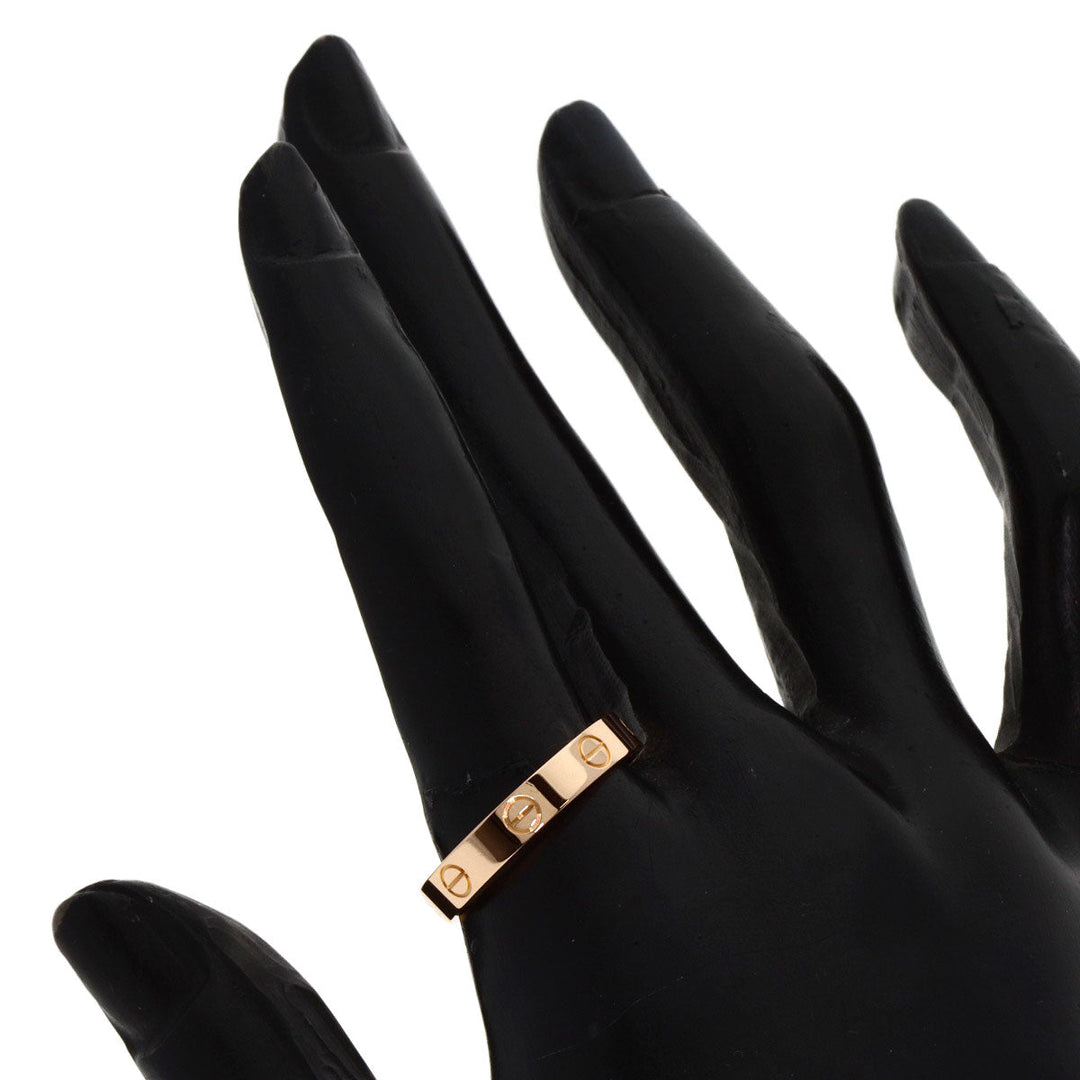CARTIER Ring 18K Pink Gold gold Mini love ring #58