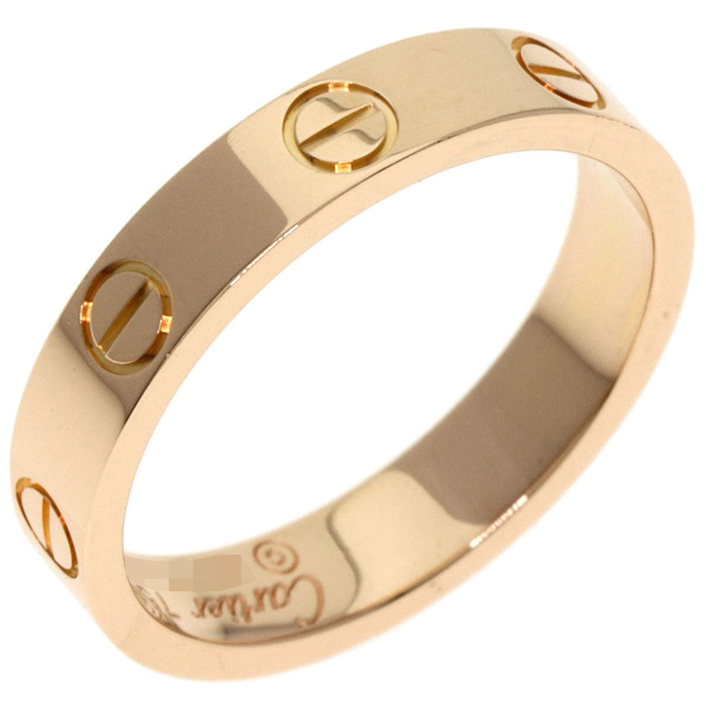 CARTIER Ring 18K Pink Gold gold Mini love ring #51