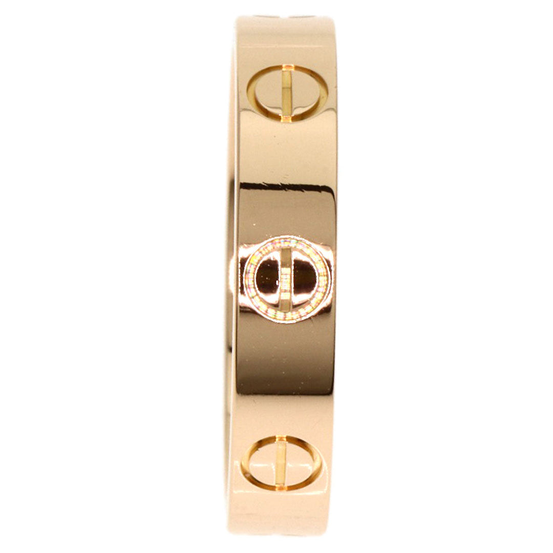 CARTIER Ring 18K Pink Gold gold Mini love ring #51