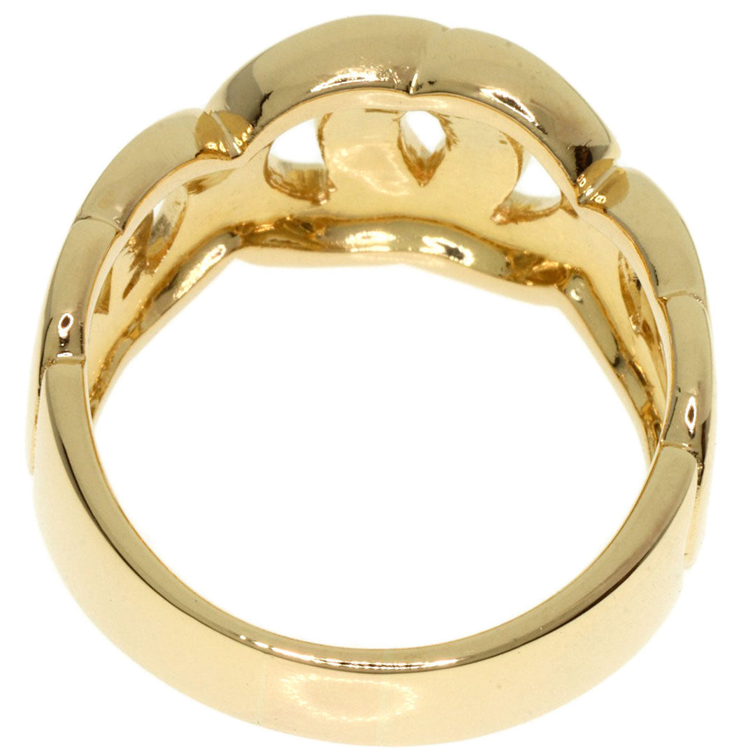 CELINE Ring 18K Yellow Gold gold logo Women Used Authentic
