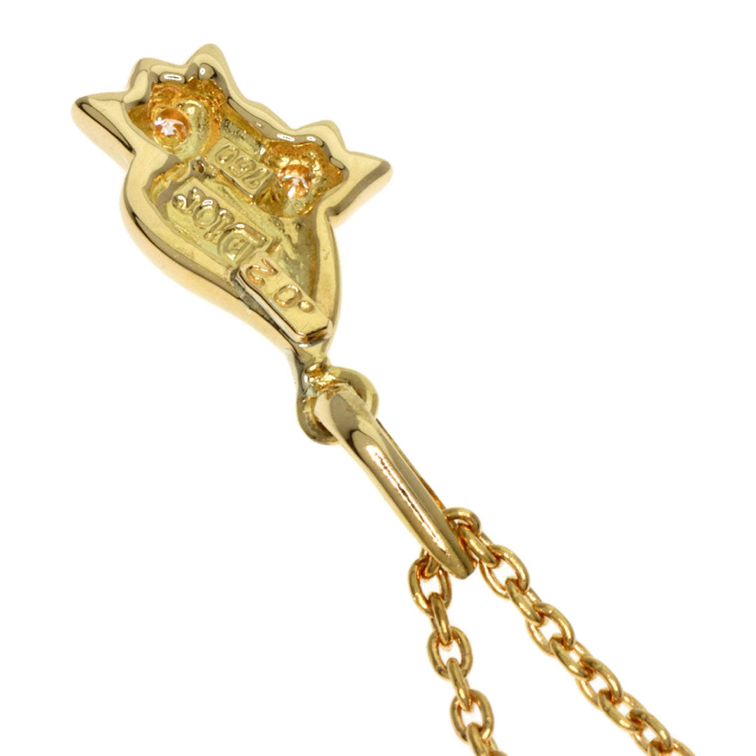 Dior Necklace 18K Yellow Gold gold 2P diamond Women Used Authentic