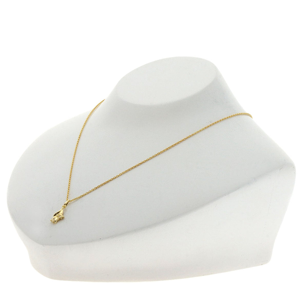 Dior Necklace 18K Yellow Gold gold 2P diamond Women Used Authentic