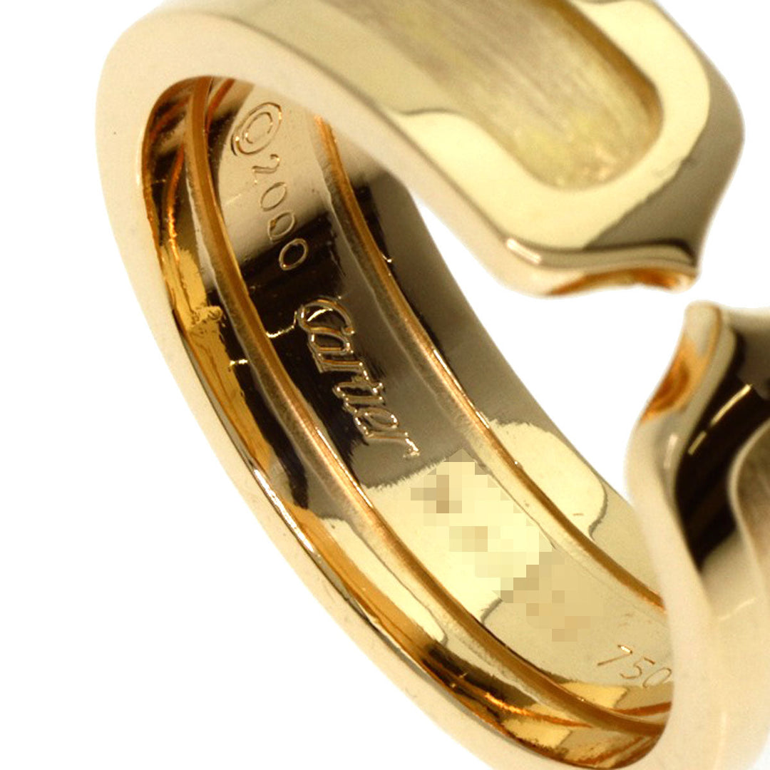 CARTIER Ring 18K Yellow Gold gold C2  #53 Women Used Authentic