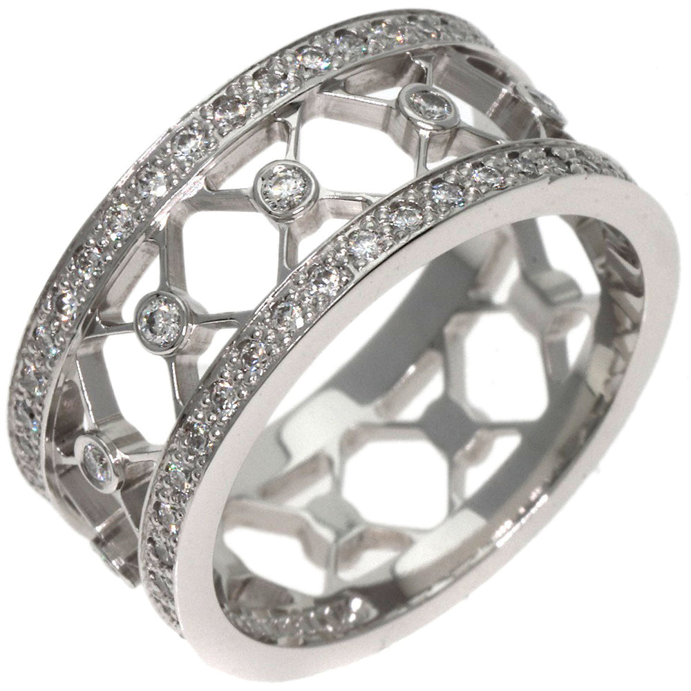 TIFFANY&Co. Ring PT950 Silver Voile Full Eternity Diamond