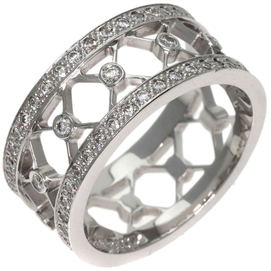 TIFFANY&Co. Ring PT950 Silver Voile Full Eternity Diamond