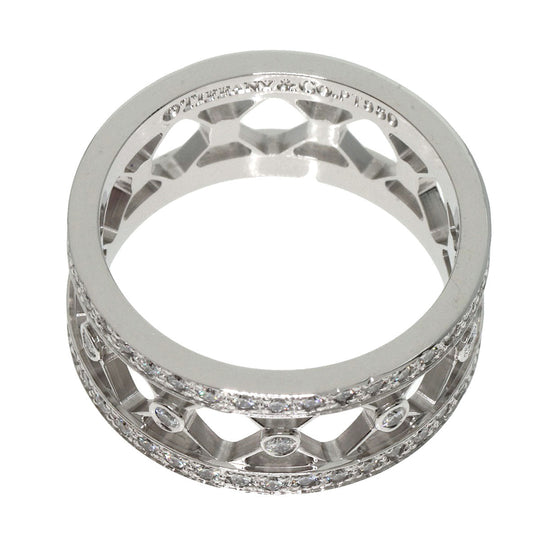 TIFFANY&Co. Ring PT950 Silver Voile Full Eternity Diamond