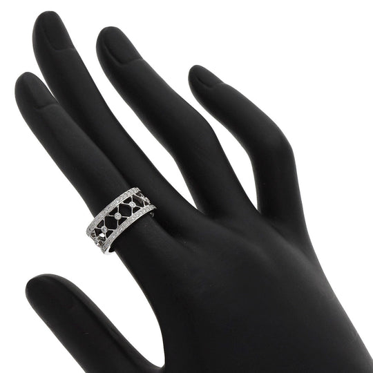 TIFFANY&Co. Ring PT950 Silver Voile Full Eternity Diamond