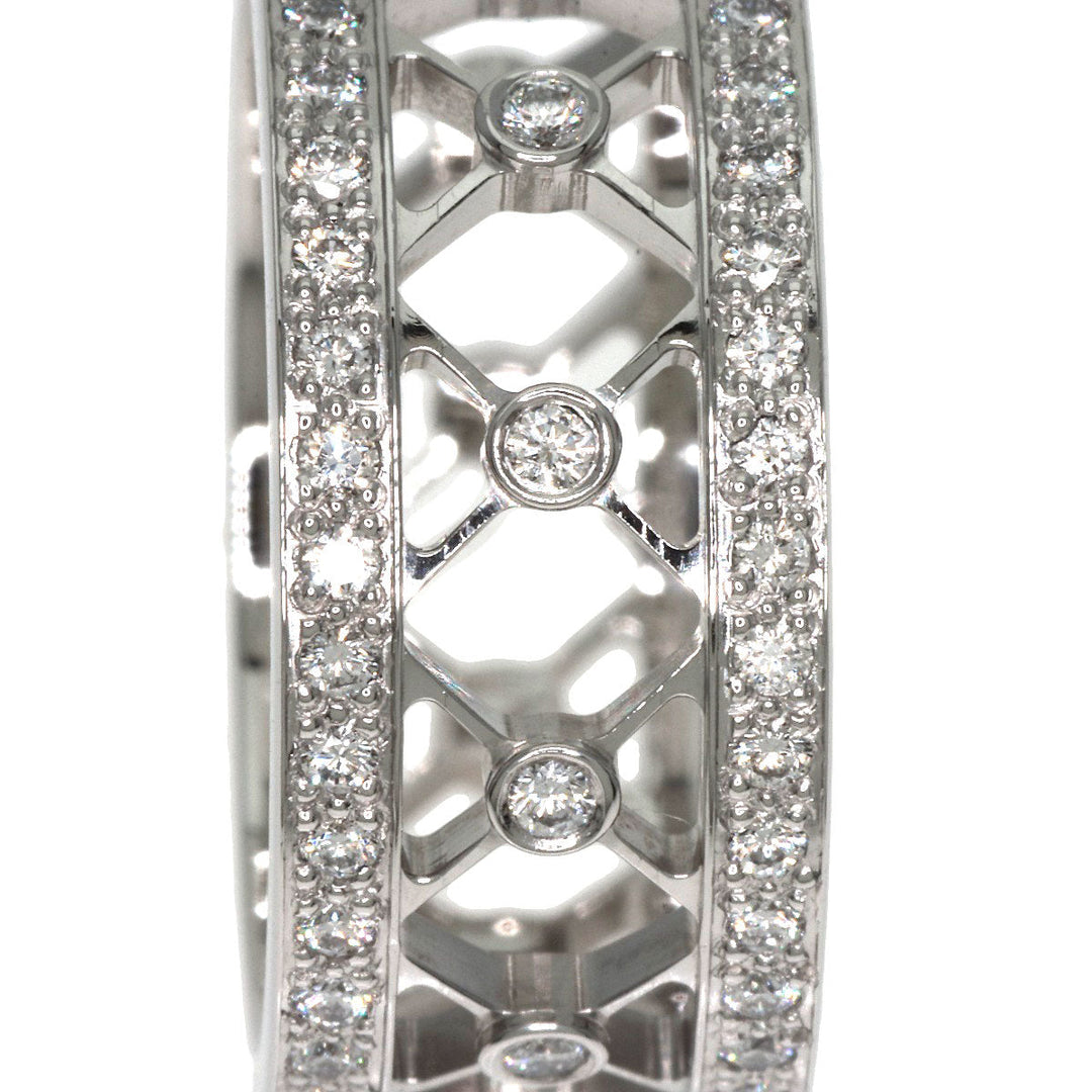 TIFFANY&Co. Ring PT950 Silver Voile Full Eternity Diamond