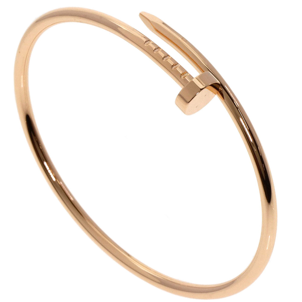 CARTIER bracelet 18K Pink Gold gold Juste uncre small model #15 Women Used Authentic