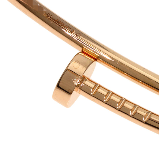 CARTIER bracelet 18K Pink Gold gold Juste uncre small model #15 Women Used Authentic