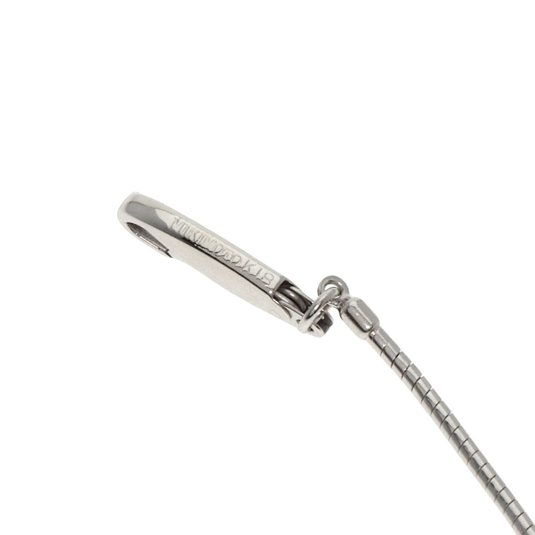 MIKIMOTO Necklace K18WG Silver Pearl