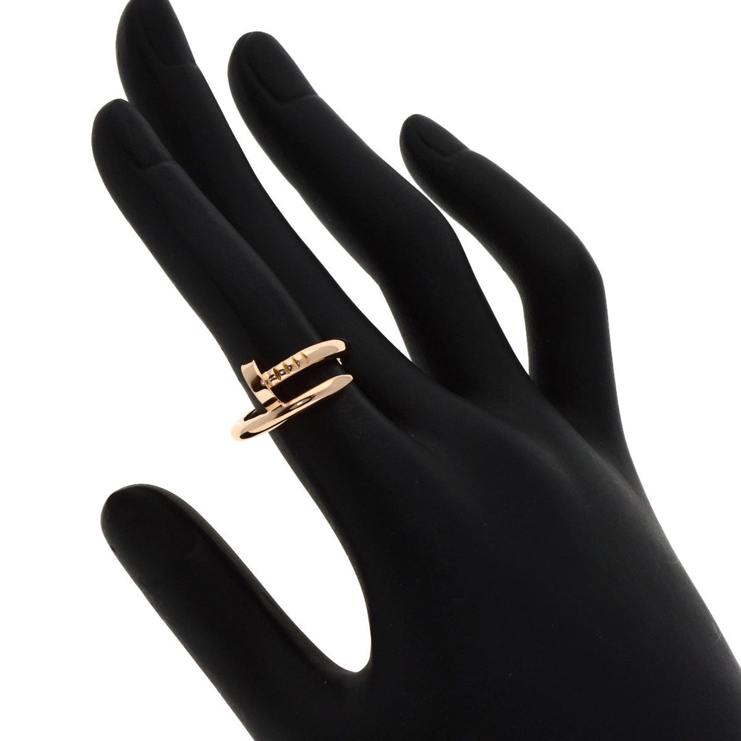 CARTIER Ring 18K Pink Gold gold Juste un Clou Classic Model #49 Women Used Authentic
