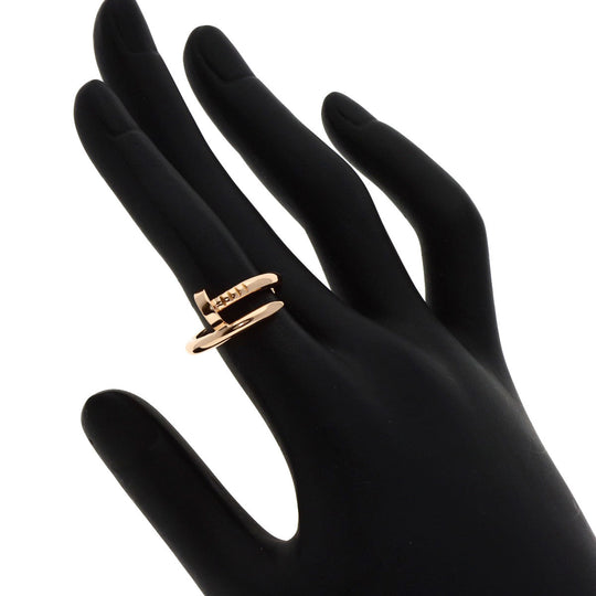 CARTIER Ring 18K Pink Gold gold Juste un Clou Classic Model #49 Women Used Authentic