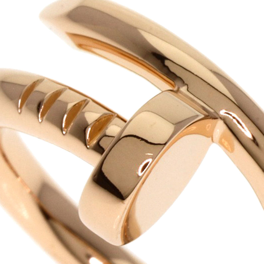 CARTIER Ring 18K Pink Gold gold Juste un Clou Classic Model #49 Women Used Authentic