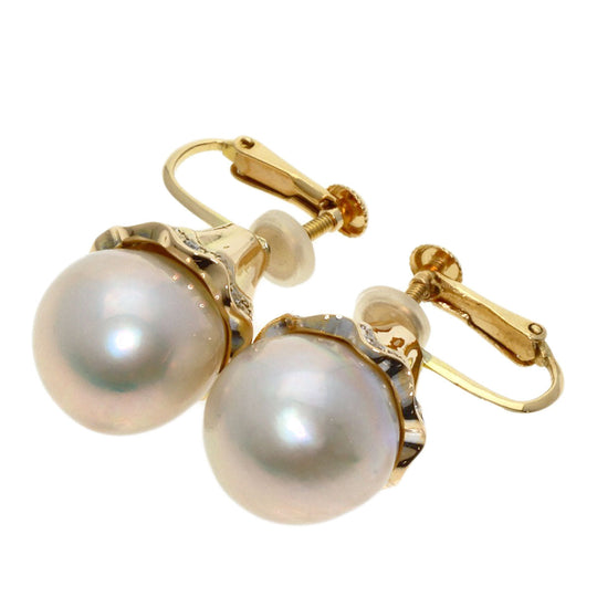 TASAKI Earring 18K Yellow Gold gold Pearl pearl diamond