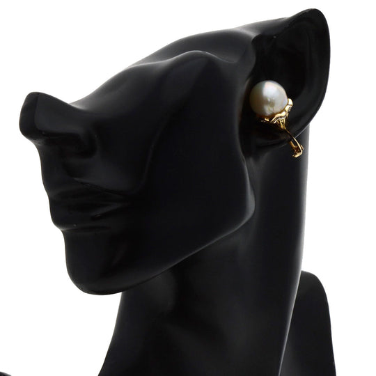 TASAKI Earring 18K Yellow Gold gold Pearl pearl diamond