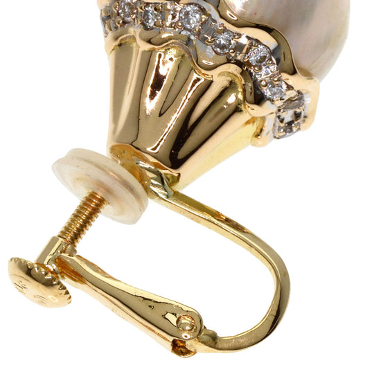 TASAKI Earring 18K Yellow Gold gold Pearl pearl diamond