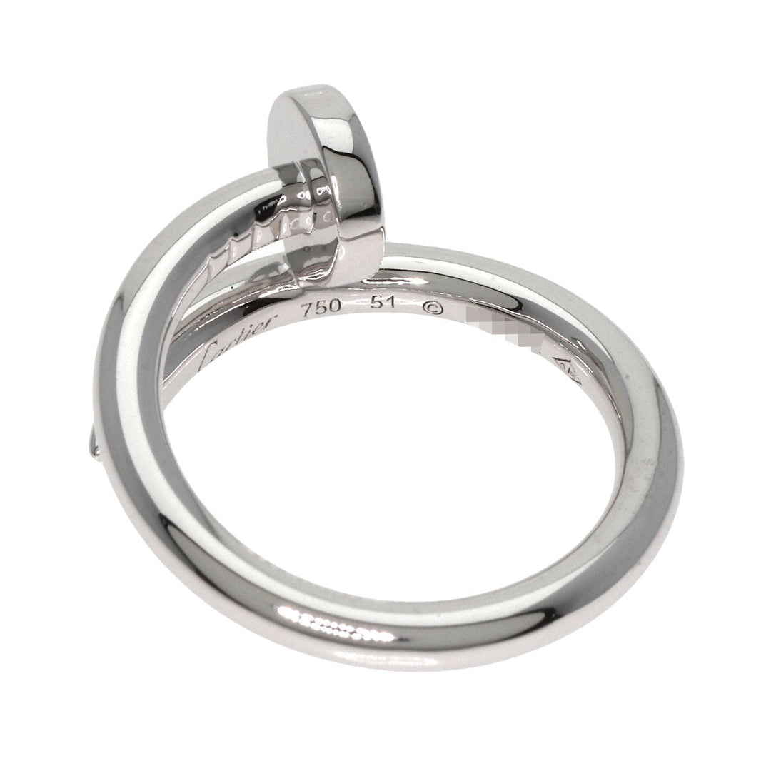 CARTIER Ring K18WG Silver Juste un Clou Classic Model #51