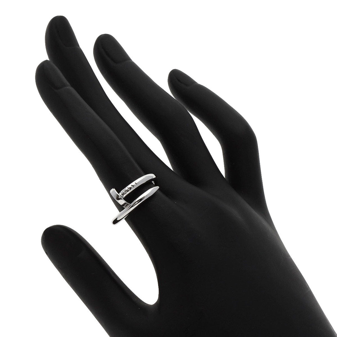 CARTIER Ring K18WG Silver Juste un Clou Classic Model #51