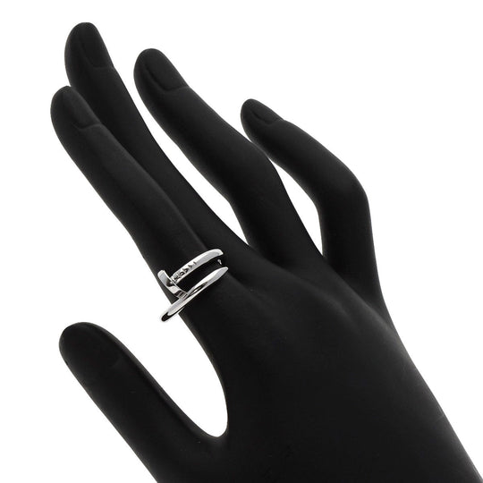 CARTIER Ring K18WG Silver Juste un Clou Classic Model #51