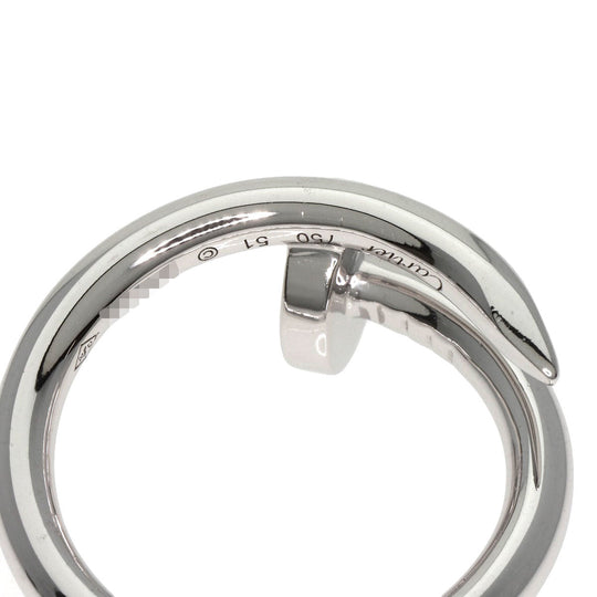 CARTIER Ring K18WG Silver Juste un Clou Classic Model #51
