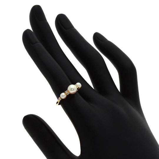 TASAKI Ring 18K Yellow Gold gold Pearl Women Used Authentic