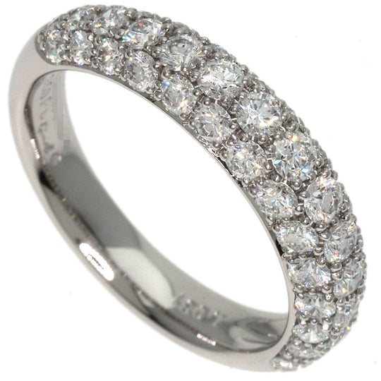 Gimel Ring PT950 Silver Pave diamond