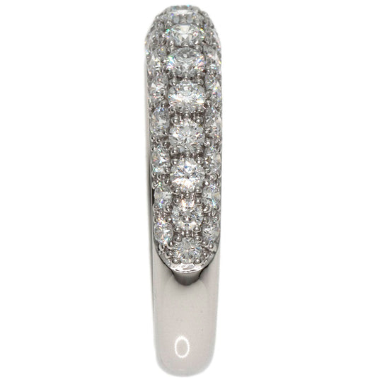 Gimel Ring PT950 Silver Pave diamond