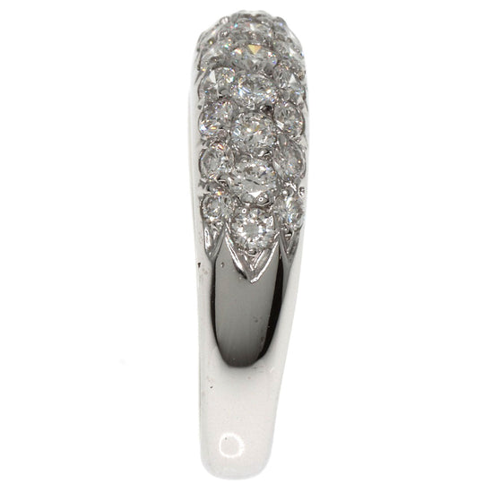 Van Cleef & Arpels Ring K18WG Silver Pave diamond