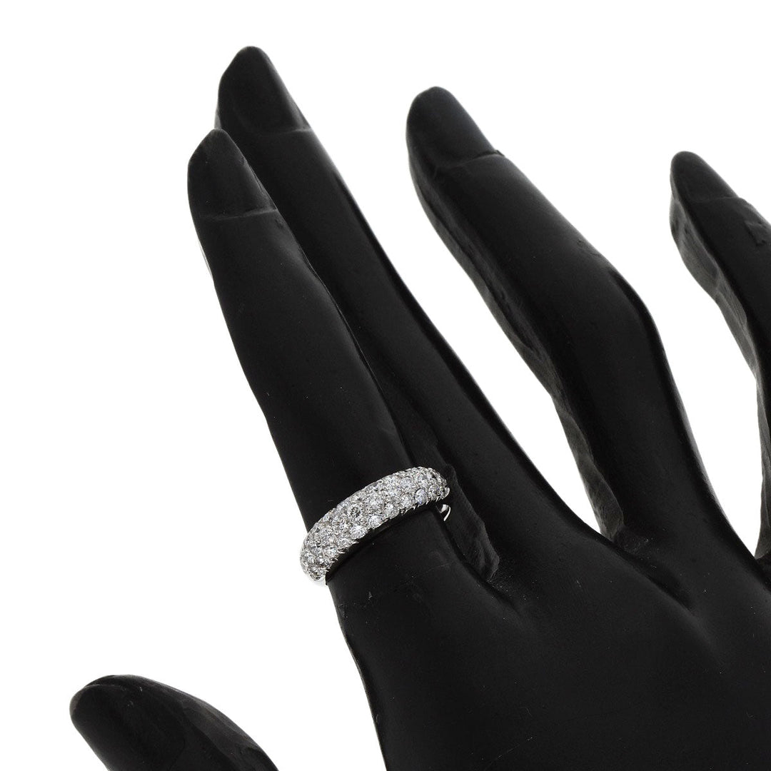 Van Cleef & Arpels Ring K18WG Silver Pave diamond