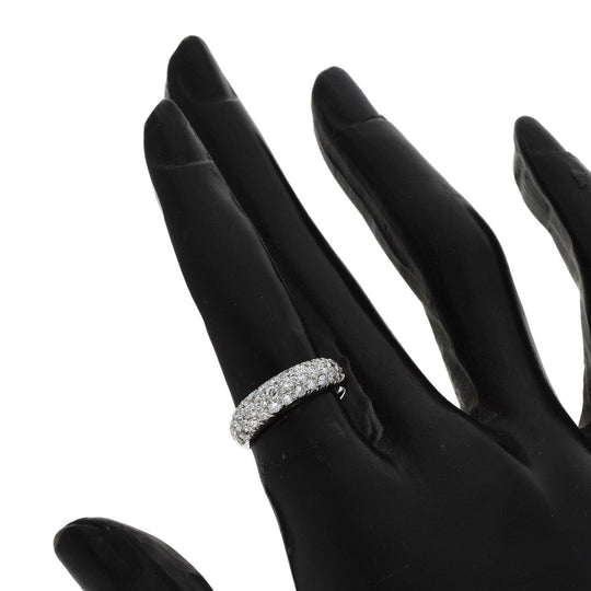 Van Cleef & Arpels Ring K18WG Silver Pave diamond