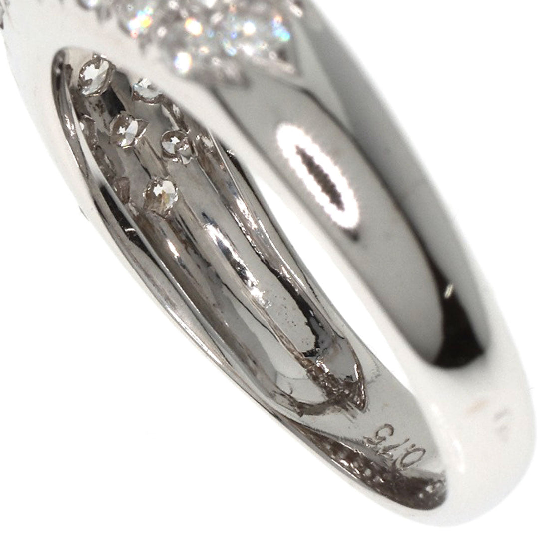 Van Cleef & Arpels Ring K18WG Silver Pave diamond