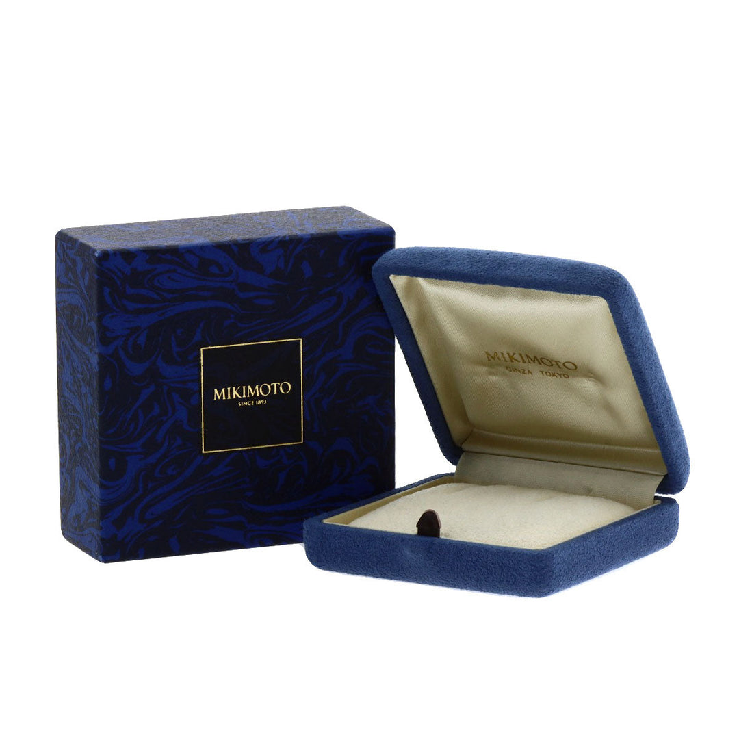 MIKIMOTO Earring K18WG Silver Pearl 0.3" Women Used Authentic