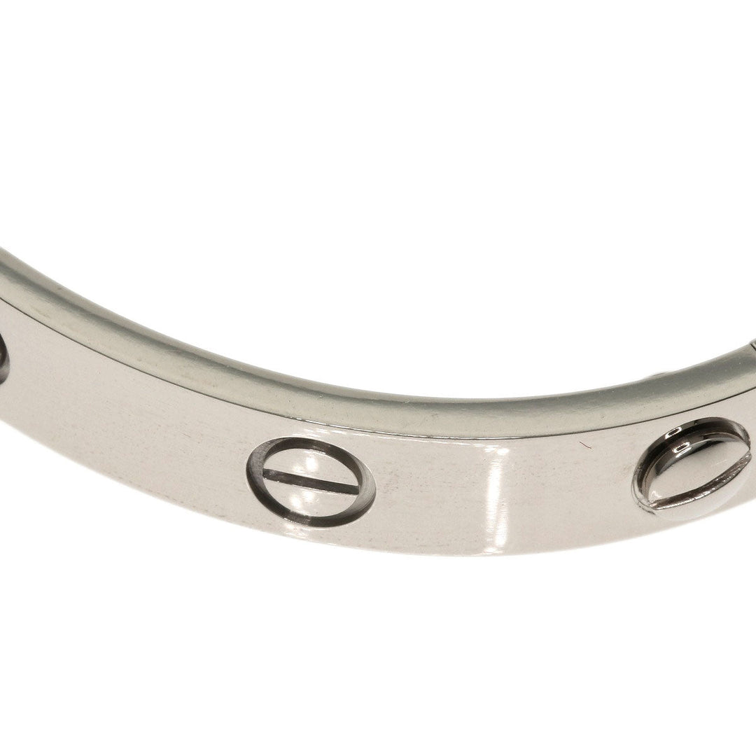 CARTIER bracelet K18WG Silver Love Breath with Driver #16 Women Used Authentic