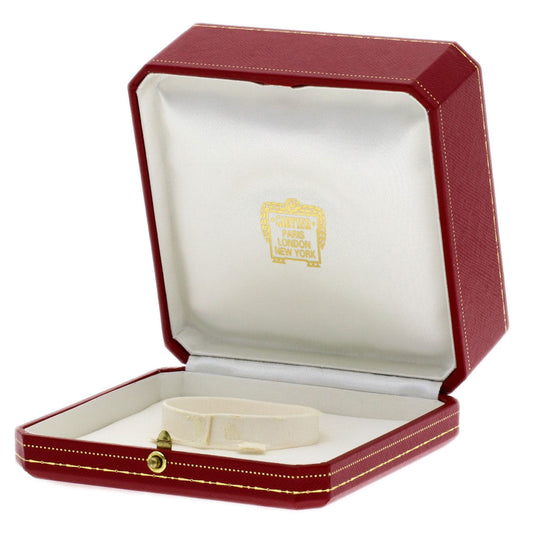 CARTIER bracelet K18WG Silver Love Breath with Driver #16 Women Used Authentic