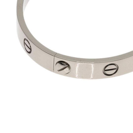 CARTIER bracelet K18WG Silver Love Breath with Driver #16 Women Used Authentic