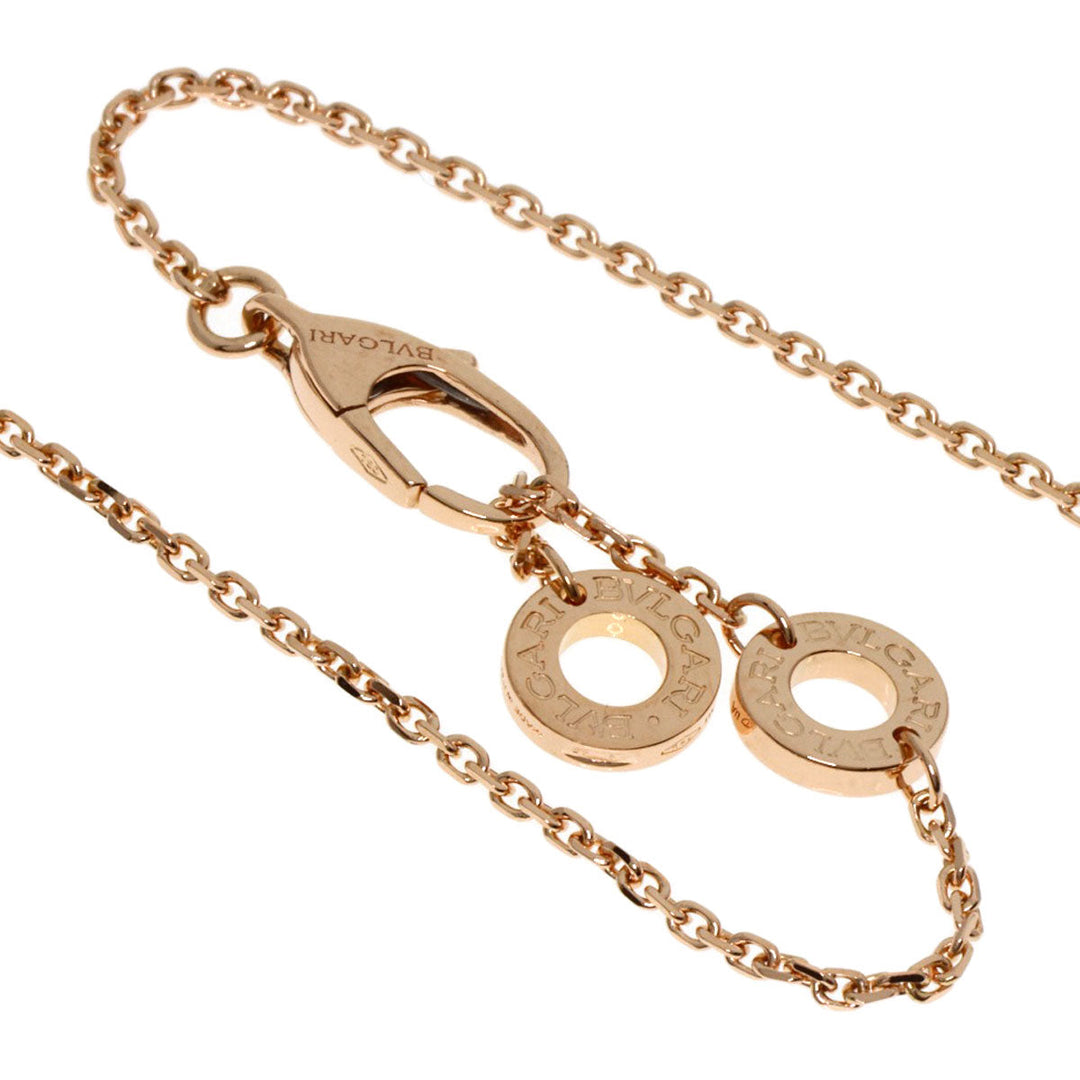 BVLGARI Necklace 18K Pink Gold gold Diva Dream Shell Pink Sapphire 1P Diamond