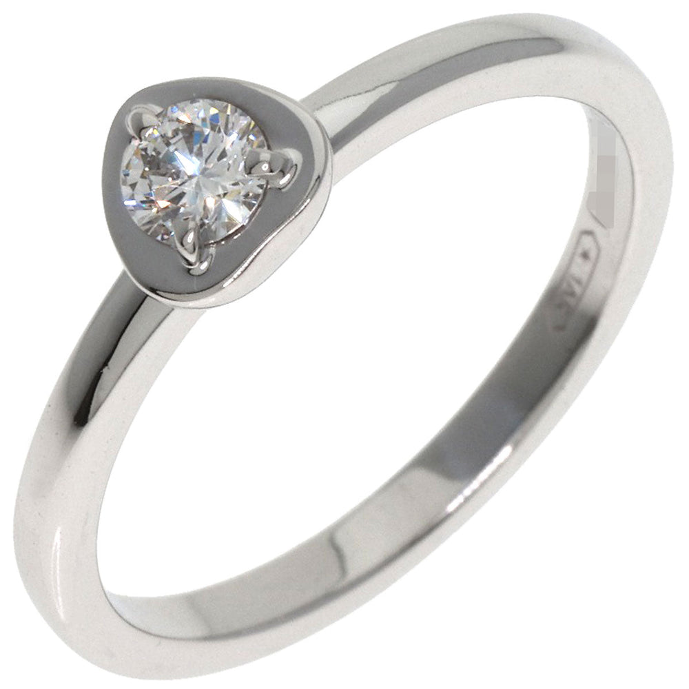 CARTIER Ring K18WG Silver Diamant Legend Heart Diamond #49