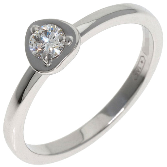 CARTIER Ring K18WG Silver Diamant Legend Heart Diamond #49