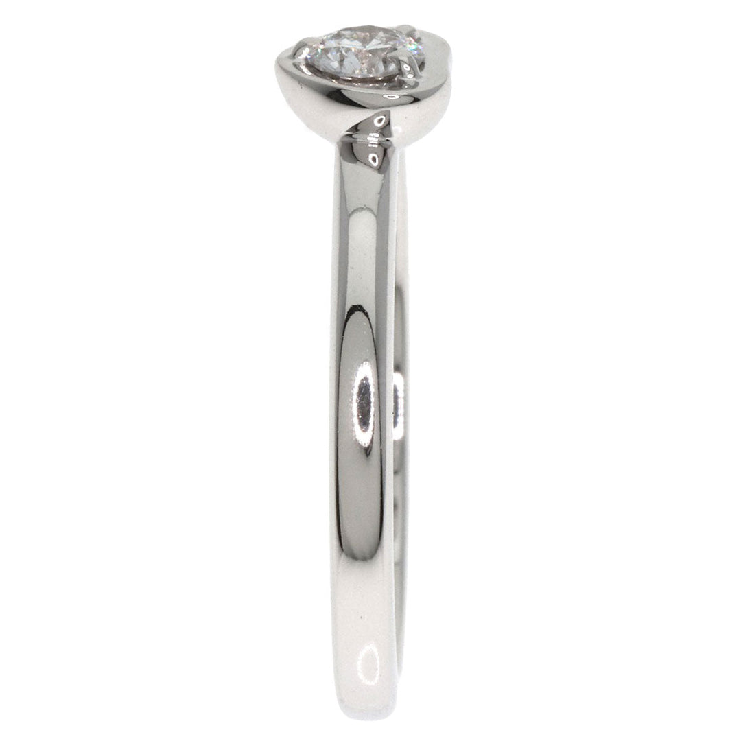 CARTIER Ring K18WG Silver Diamant Legend Heart Diamond #49