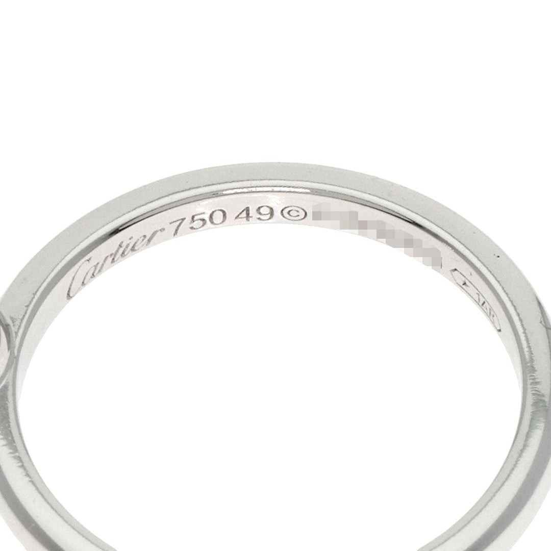 CARTIER Ring K18WG Silver Diamant Legend Heart Diamond #49