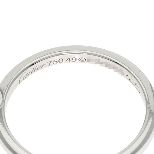 CARTIER Ring K18WG Silver Diamant Legend Heart Diamond #49