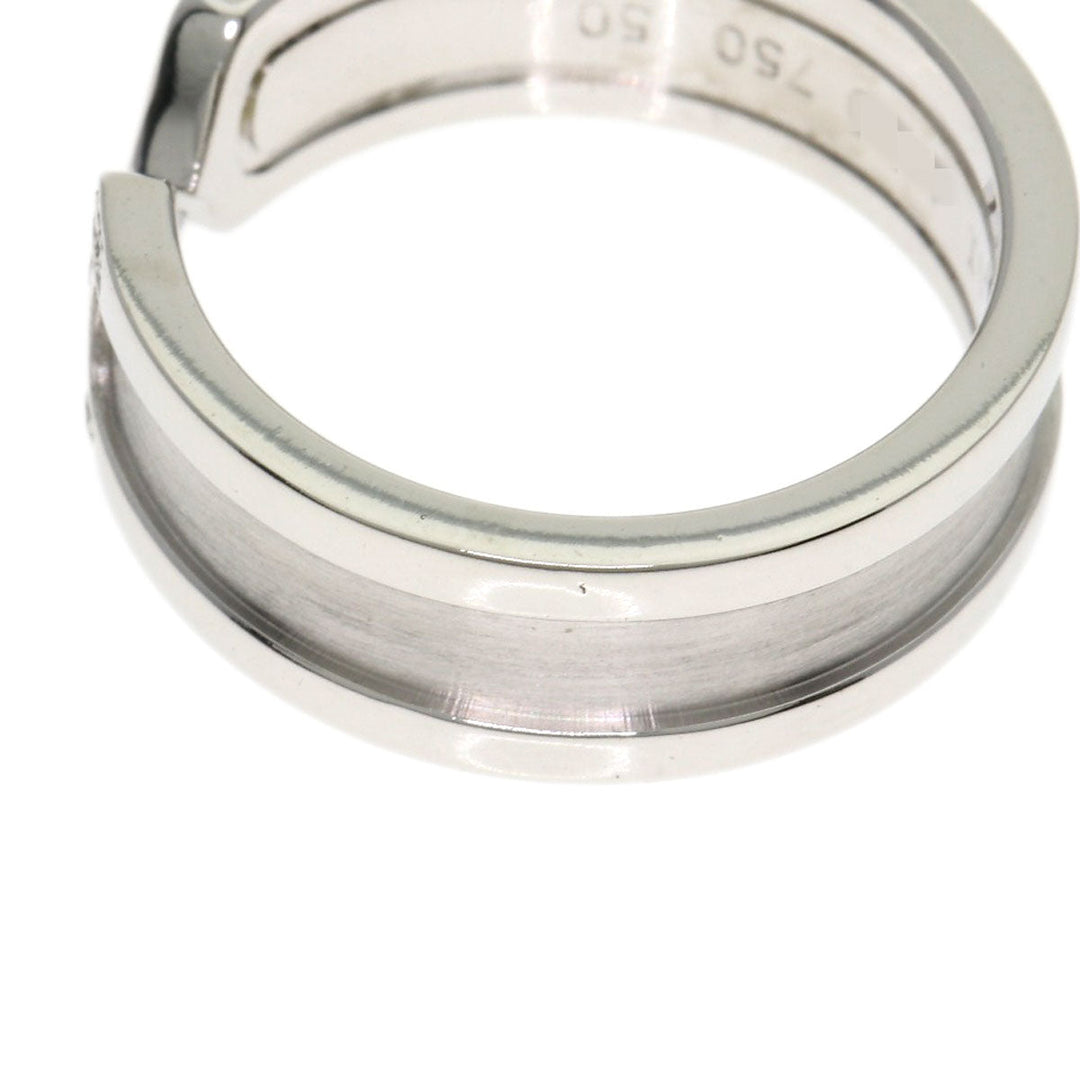 CARTIER Ring K18WG Silver C2 Diamond #50 Women Used Authentic