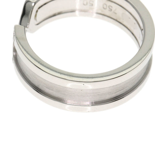 CARTIER Ring K18WG Silver C2 Diamond #50 Women Used Authentic