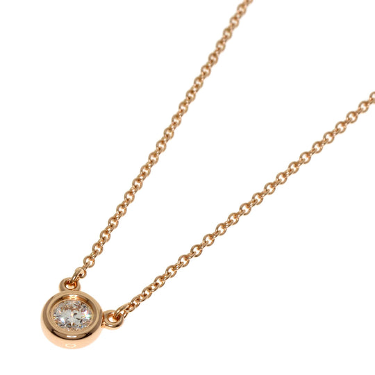 TIFFANY&Co. Necklace 18K Pink Gold gold By the yard diamond