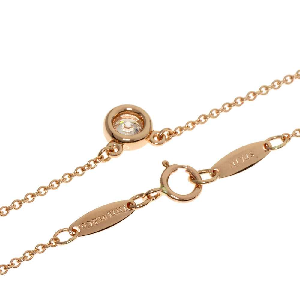 TIFFANY&Co. Necklace 18K Pink Gold gold By the yard diamond
